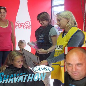 Vlnr is Riana Swart (onder behandeling), Ina Pieterse, Dedré Burger, Madelle Swart en haar boetie agter haar. Inlas Francois Swart 